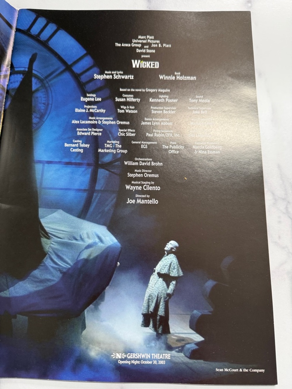 Wicked Original Broadway Souvenir Program Book - Picture 8 of 10